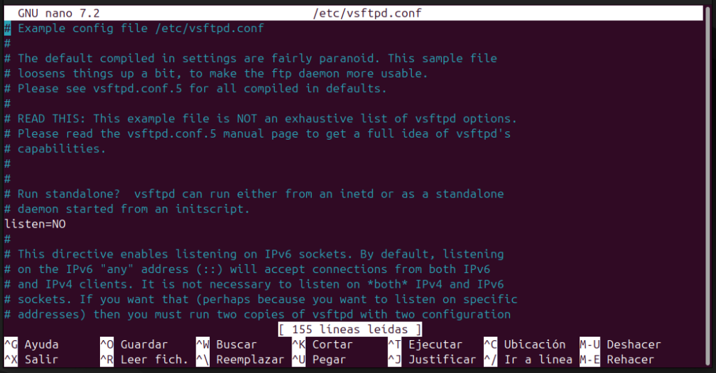 Instalar servidor FTP en Ubuntu 24.04