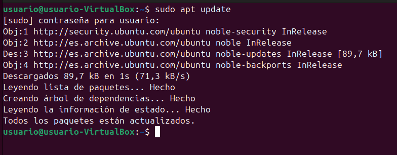 Actualizar Ubuntu 24.04 desde Terminal