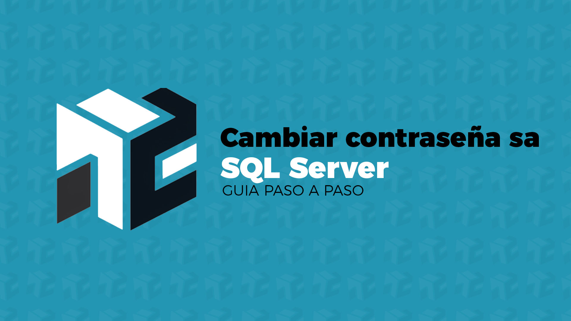 Cambiar la contraseña del usuario sa en SQL Server | Tecno Sender