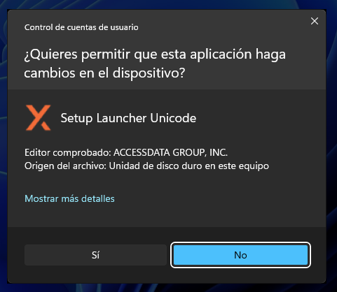 Cómo Instalar FTK Imager en Windows 4 permitir que la aplicacion haga cambios en el dispositivo