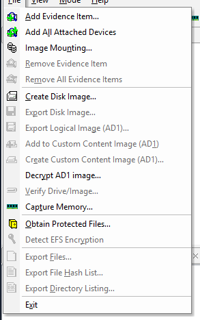 Cómo Instalar FTK Imager en Windows 10 funciones basicas de ftk imager