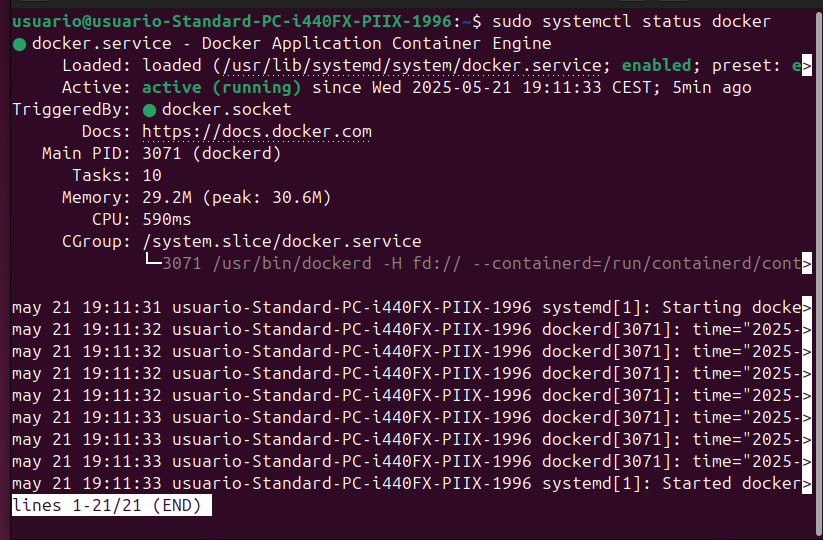 Cómo instalar Docker en Ubuntu 24.04 5 Cómo instalar Docker en Ubuntu 24.04