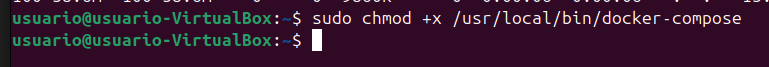 dar permisos de ejecución a docker compose