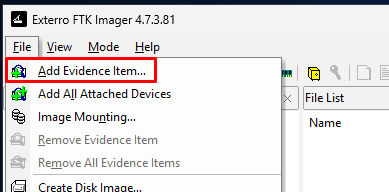 Crear y Montar una Imagen Forense con FTK Imager en Windows 10 Crear y Montar una Imagen Forense con FTK Imager en Windows