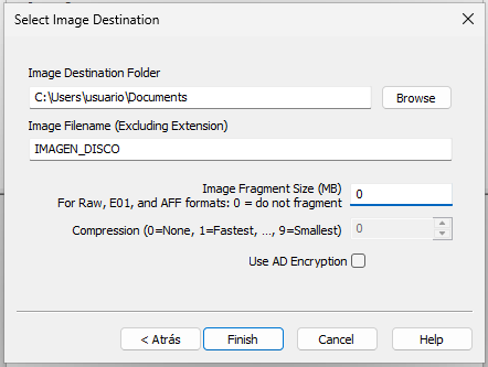Crear y Montar una Imagen Forense con FTK Imager en Windows 6 Crear y Montar una Imagen Forense con FTK Imager en Windows