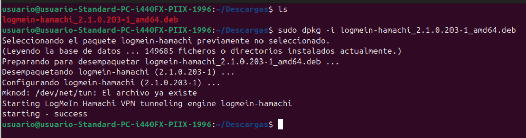 Cómo instalar Hamachi en Ubuntu paso a paso