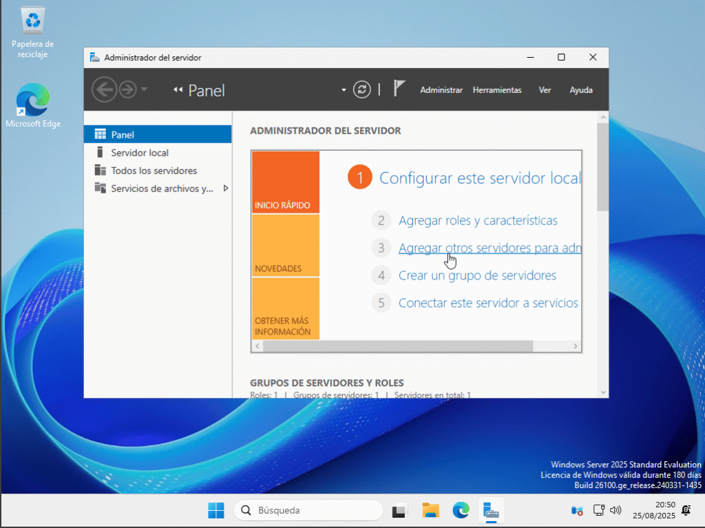 Instalar Windows Server 2025 en VirtualBox paso a paso 26 Instalar Windows Server 2025 en VirtualBox paso a paso