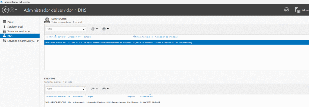 Instalar servicio DNS en Windows Server 2025 19 instalar dns en windows server 2025 con virtualbox