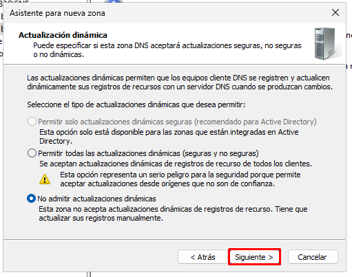Crear zonas DNS en Windows Server 2025 paso a paso