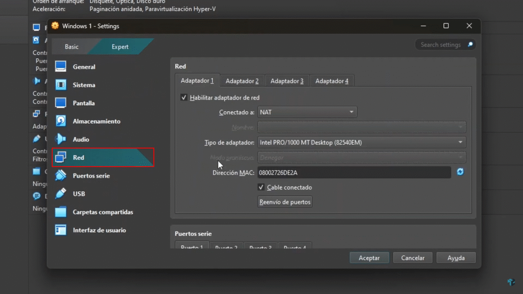 Cómo configurar una red interna en VirtualBox paso a paso
