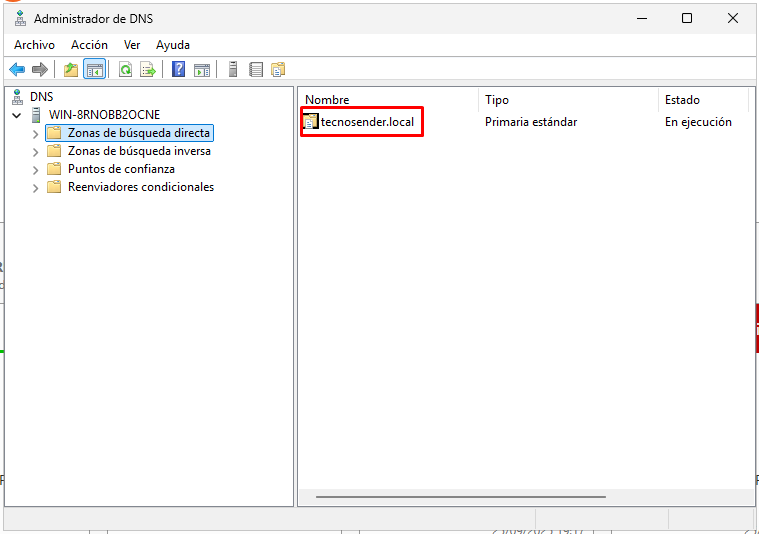 Cómo crear registros A y PTR en DNS de Windows Server 2025